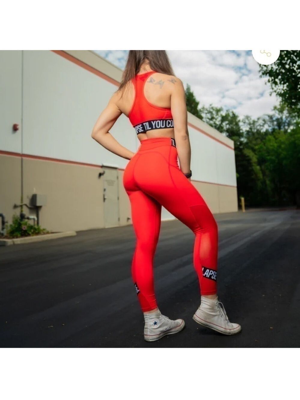 Effortless Branded Leggings Infrared- Buttery Soft/Second skin Feel! Women’s XS